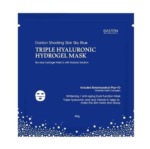 Гідрогелева маска для обличчя Gaston Shooting Star Sky Blue Triple Hyaluronic Hydrogel Mask, 40 г NC000092 фото