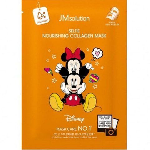 Тканинна маска для підвищення пружності шкіри з колагеном JM Solution Disney Selfie Nourishing Collagen Mask, 30 ml NC001534 фото