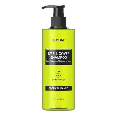 Шампунь проти жирності волосся для підлітків "Тропічне манго" Kundal All Day Smell Cover Teens Shampoo Tropical Mango, 400 мл NC004586 фото