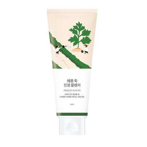Заспокійлива очищуюча пінка з морським полином ROUND LAB MUGWORT Calming Cleanser, 150 мл NC000475 фото