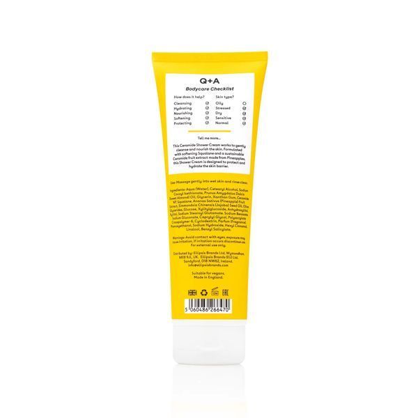 Крем для душу з керамідами Q+A Ceramide Shower Cream, 250 ml NC002642 фото