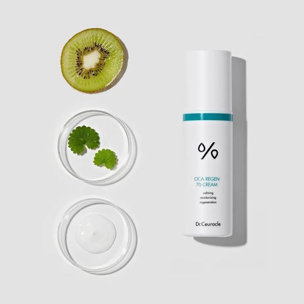 Заспокійливий крем для обличчя з центеллою азіатською Dr.Ceuracle Cica Regen 70 Cream, 50 мл NC001160 фото