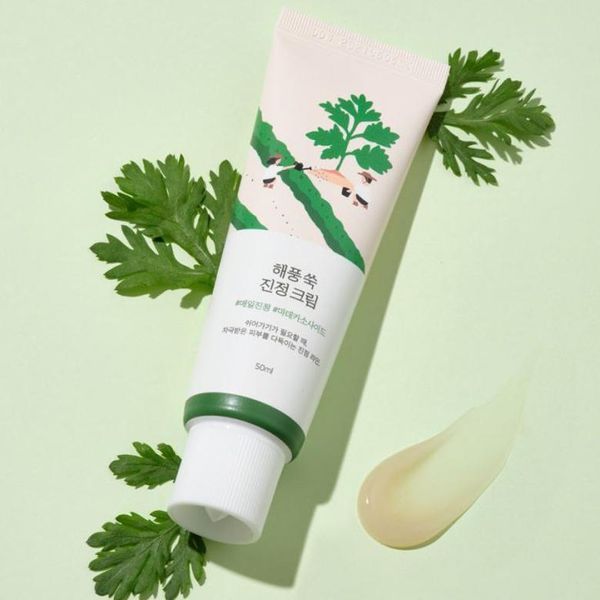 Заспокійлива очищуюча пінка з морським полином ROUND LAB MUGWORT Calming Cleanser, 150 мл NC000475 фото