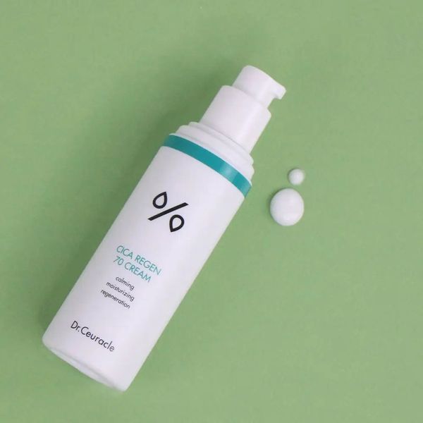 Заспокійливий крем для обличчя з центеллою азіатською Dr.Ceuracle Cica Regen 70 Cream, 50 мл NC001160 фото