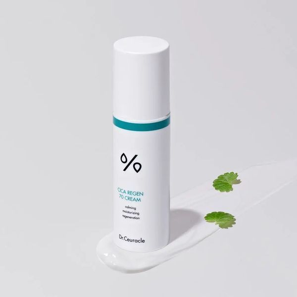 Заспокійливий крем для обличчя з центеллою азіатською Dr.Ceuracle Cica Regen 70 Cream, 50 мл NC001160 фото