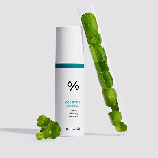 Заспокійливий крем для обличчя з центеллою азіатською Dr.Ceuracle Cica Regen 70 Cream, 50 мл NC001160 фото