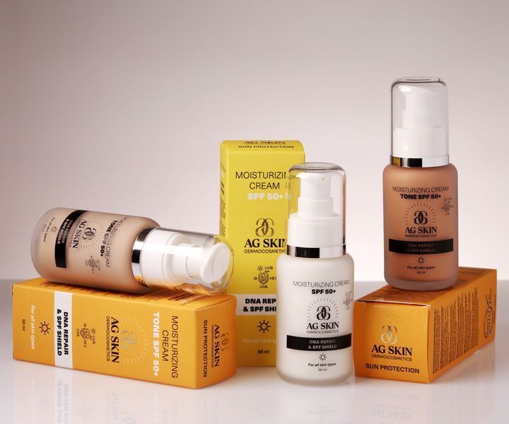 Зволожуючий крем з тоном №2 SPF 50+ AG SKIN Moisturising Cream Tone №2 SPF 50+, 50 мл NC004625 фото