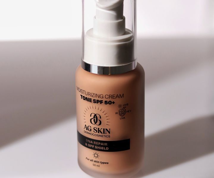Зволожуючий крем з тоном №2 SPF 50+ AG SKIN Moisturising Cream Tone №2 SPF 50+, 50 мл NC004625 фото