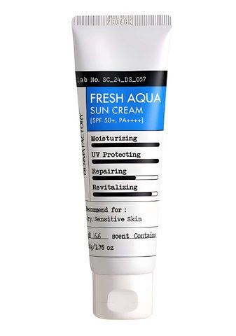 Сонцезахисний зволожуючий крем з активатором аквапоринів Derma Factory Fresh Aqua Sun Cream, 50 мл NC003665 фото