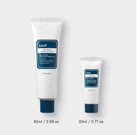 Крем для глибокого зволоження шкіри DEAR, KLAIRS Rich Moist Soothing Cream, 20мл NC002386 фото
