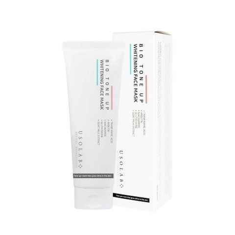 Маска для освітлення шкіри та ефекту миттєвого сяяння USOLAB Bio Tone Up Whitening Mask, 250 мл NC002647 фото