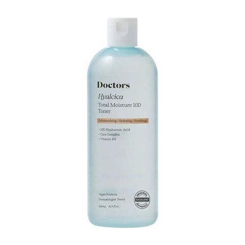 Зволожувальний тонер з 10 формами гіалуронової кислоти та центелою Doctors Hyalcica Total Moisture 10 D Toner, 500 мл NC002685 фото