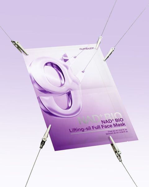 Ліфтинг-маска для обличчя з коензимом NAD Numbuzin № 9 NAD Bio Lifting Full Cover Facial Mask (+GWP), 1 шт NC004064 фото