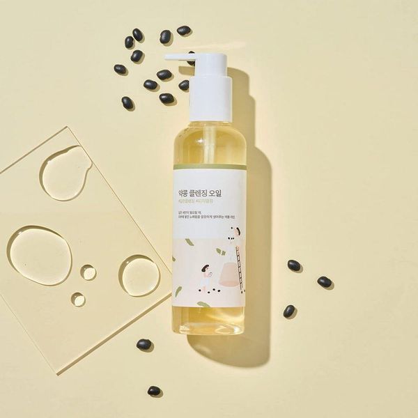 Гідрофільна олія з екстрактом чорних соєвих бобів ROUND LAB Soybean Cleansing Oil, 200 мл NC000480 фото