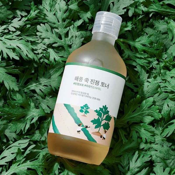 Заспокійливий тонер з морським полином ROUND LAB MUGWORT Calming Toner 300 ml NC000476 фото