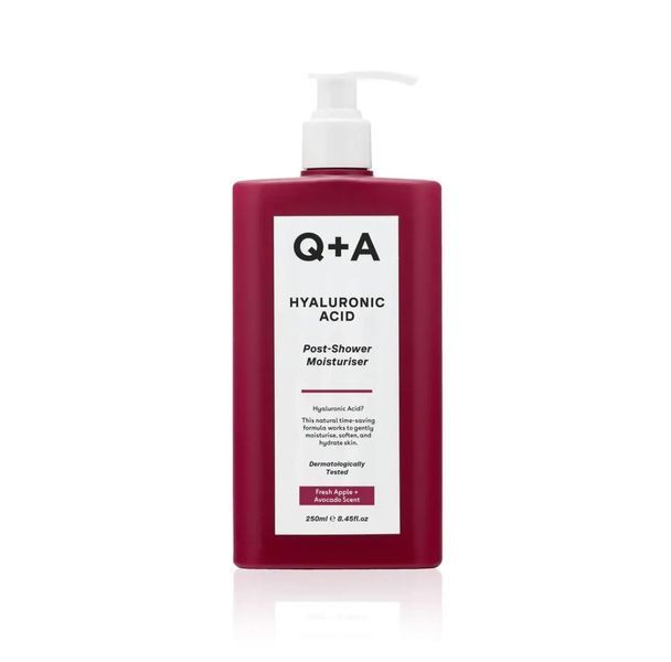 Засіб для інтенсивного зволоження Q+A Hyaluronic Acid Post-Shower Moisturiser, 250 ml NC001491 фото Засіб для інтенсивного зволоження Q+A Hyaluronic Acid Post-Shower Moisturiser, 250 ml NC001491 фото