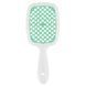 Гребінець для волосся Janeke Superbrush білий з бірюзовим NC000627 фото