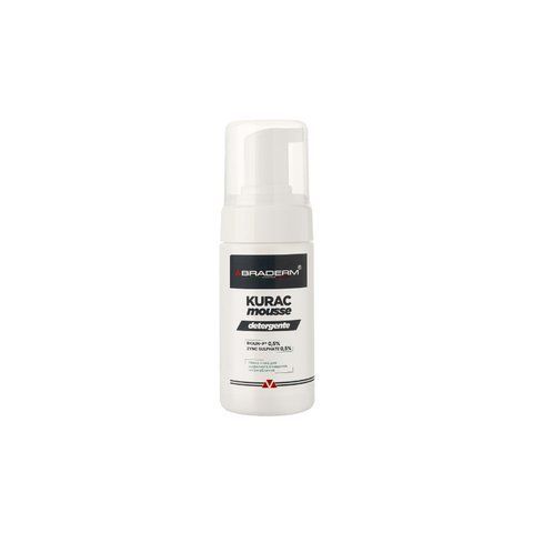 Пінка для вмивання Braderm Kurac Cleansing Mousse, 100 мл NC002470 фото