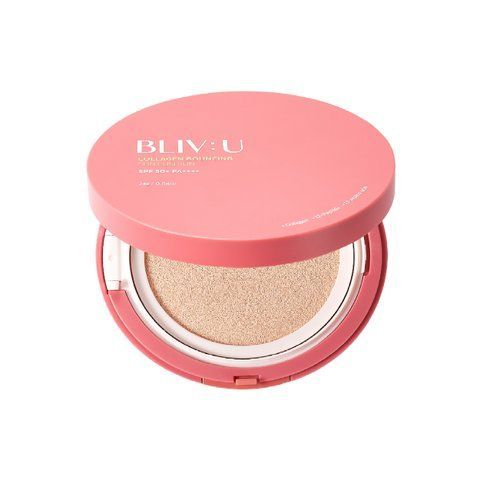 Сонцезахисний кушон з колагеном BLIV:U Collagen Bouncing Sun Cushion SPF 50+ PA++++, 24 г NC002366 фото