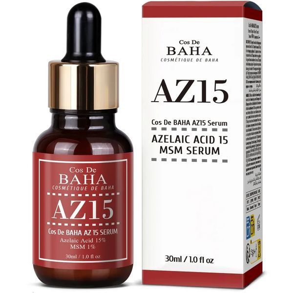 Сироватка для обличчя з азелаїновою кислотою 15% Cos de Baha AZ15 Serum, 30 мл NC003311 фото