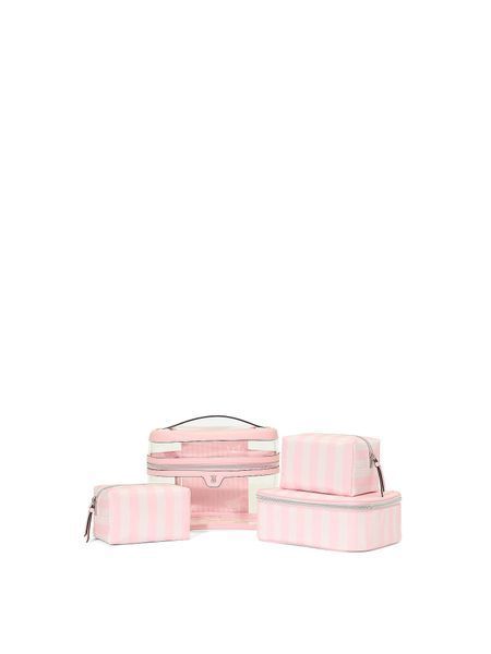 Косметичка 4 в 1 Victoria's Secret 4-Piece Makeup Bag Heritage Stripe NC002815 фото