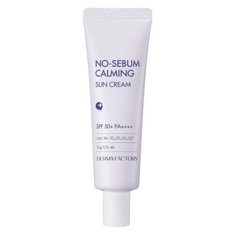 Матуючий заспокійливий сонцезахисний крем Derma Factory No-Sebum Calming Sun Cream, 50 г NC004176 фото