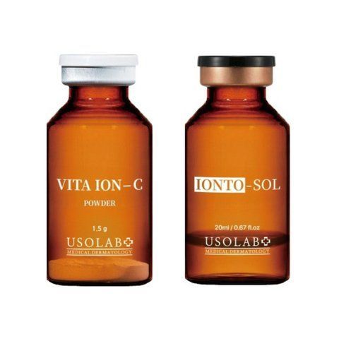 Освітлюючий, антиоксидантний та омолоджуючий набір USOLAB Vita Ion-C Set, 20 мл + 1,5 г NC004592 фото