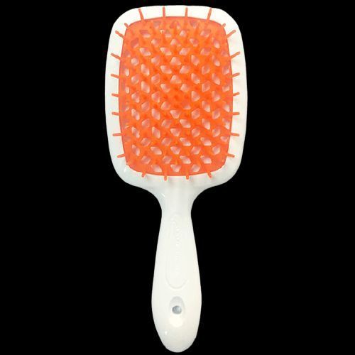Щітка для волосся Janeke Superbrush біла з помаранчевим NC000570 фото Щітка для волосся Janeke Superbrush біла з помаранчевим NC000570 фото