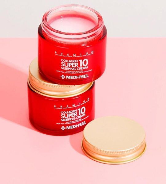 Крем для обличчя нічний омолоджуючий з колагеном MEDI-PEEL collagen super 10 sleeping cream 70ml NC000351 фото