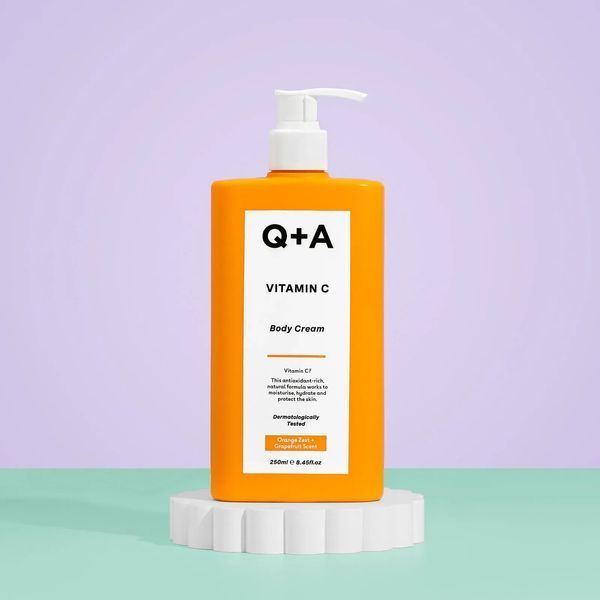 Крем для тіла з вітаміном С Q+A Vitamin C Body Cream, 250 ml NC001493 фото