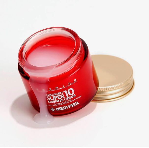 Крем для обличчя нічний омолоджуючий з колагеном MEDI-PEEL collagen super 10 sleeping cream 70ml NC000351 фото