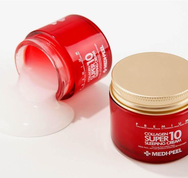 Крем для обличчя нічний омолоджуючий з колагеном MEDI-PEEL collagen super 10 sleeping cream 70ml NC000351 фото