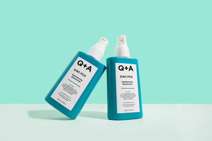 Зволожуючий крем для обличчя Q+A Zinc PCA Rebalancing Moisturiser, 75 мл NC004505 фото