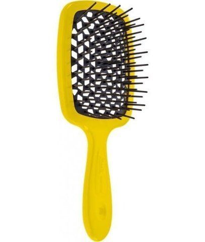 Гребінець для волосся Janeke Superbrush жовтий з чорним NC002635 фото