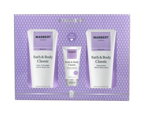 Набір для тіла Marbert Bath & Body Classic Set, 200 мл + 200 мл, 50 мл NC003277 фото