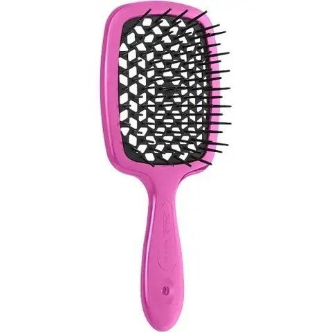 Гребінець для волосся Janeke Superbrush рожевий з чорним NC002636 фото