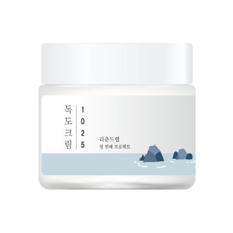 Зволожуючий крем з морською водою ROUND LAB 1025 Dokdo Cream 80 ml NC000457 фото