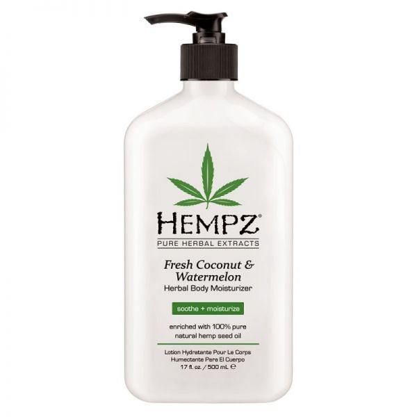 Молочко "кокос-кавун" HEMPZ Fresh Coconut&Watermelon Moisturiser. 500мл NC000804 фото Молочко "кокос-кавун" HEMPZ Fresh Coconut&Watermelon Moisturiser. 500мл NC000804 фото