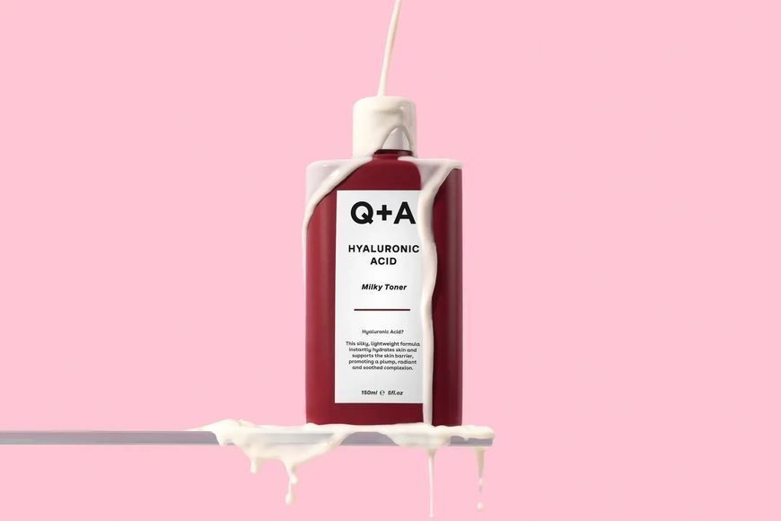 Молочковий тонер для обличчя з гіалуроновою кислотою Q+A Hyaluronic Acid Milky Toner, 150 мл NC004507 фото