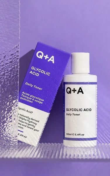 Тонер для обличчя з гліколевою кислотою Q+A Glycolic Acid Daily Toner, 100 ml NC000227 фото