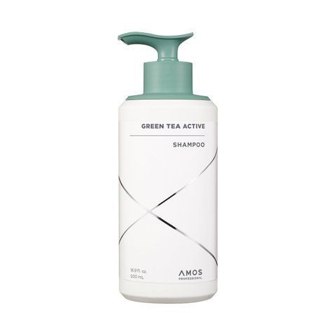 Шампунь проти випадіння волосся AMOS Professional Green Tea Active Shampoo, 500 мл NC004022 фото