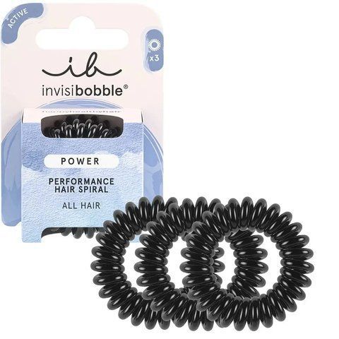 Резинка-браслет для волосся сильної фіксації Invisibobble Power True Black NC001079 фото