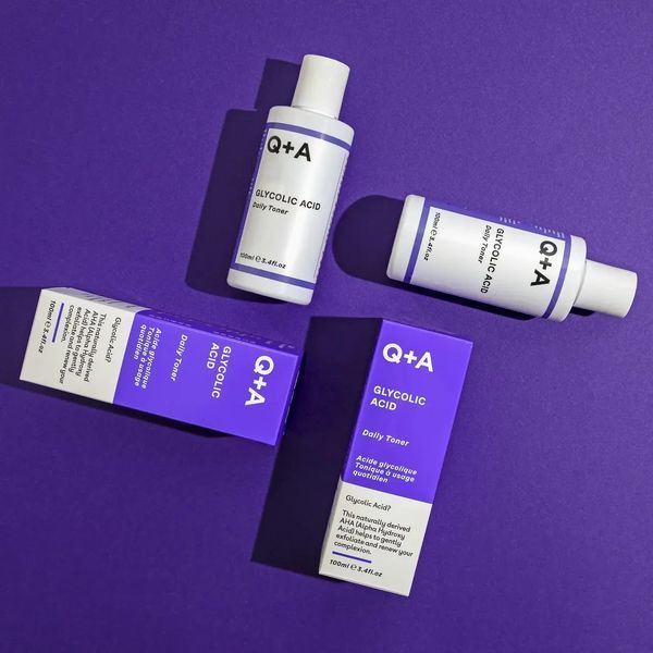 Тонер для обличчя з гліколевою кислотою Q+A Glycolic Acid Daily Toner, 100 ml NC000227 фото